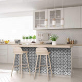 4" X 4" Black and White Pinna Peel and Stick Removable Tiles - Homeroots - Flyclothing LLC