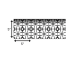 5" X 5" Black and White Clove Peel and Stick Removable Tiles - Homeroots - Flyclothing LLC