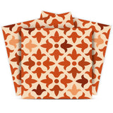 4" X 4" Terra Cotta Tango Peel and Stick Tiles - Homeroots
