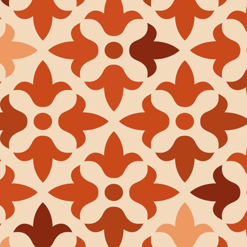 4" X 4" Terra Cotta Tango Peel and Stick Tiles - Homeroots - Flyclothing LLC