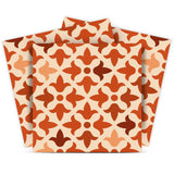 6" X 6" Terra Cotta Tango Peel and Stick Tiles - Homeroots - Flyclothing LLC