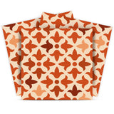7" X 7" Terra Cotta Tango Peel and Stick Tiles - Homeroots