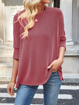 Relaxed Fit Half Sleeve T-Shirt - Trendsi - Flyclothing LLC