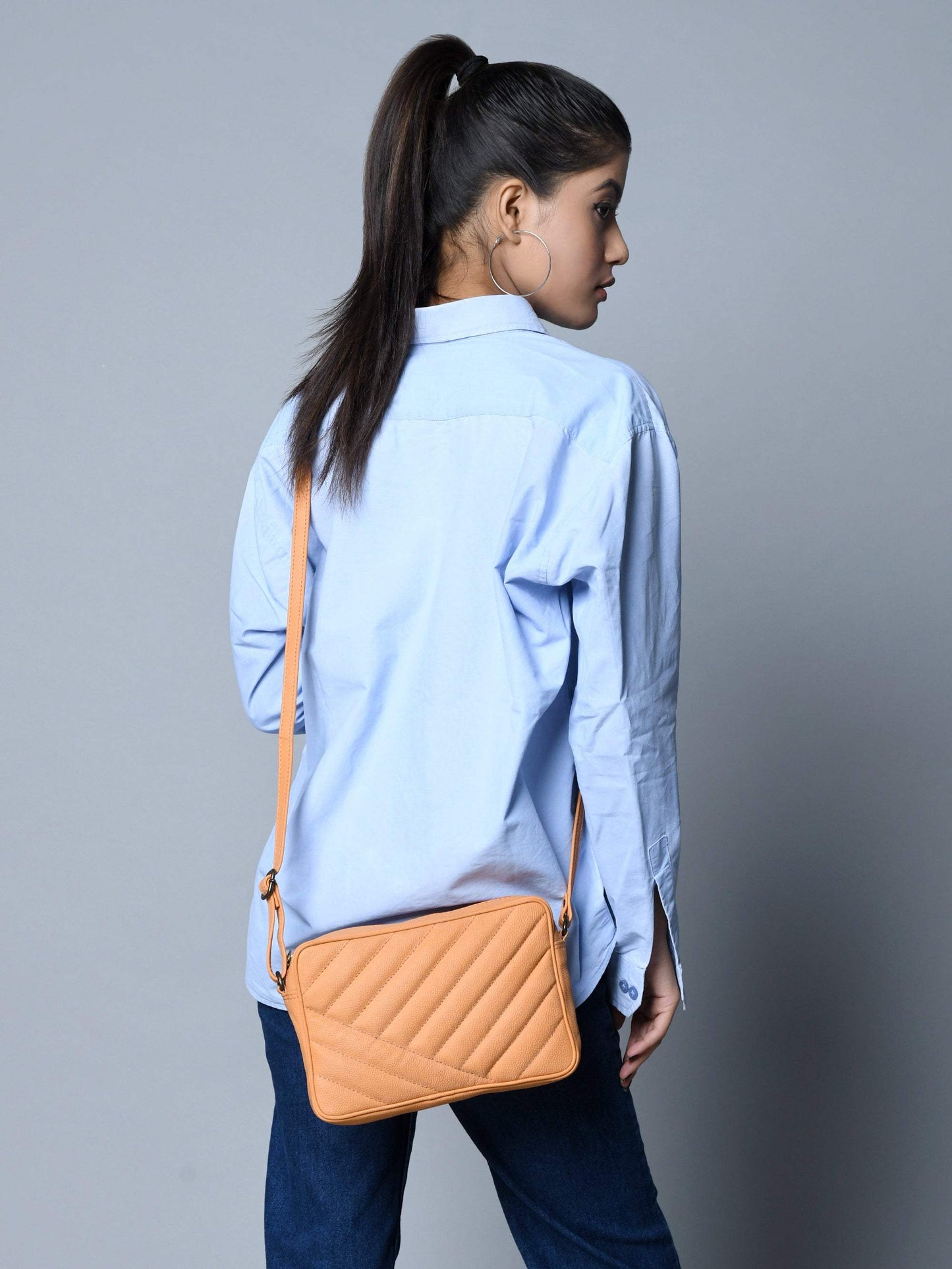 Mini Cute Quilted Crossbody Bag - Classy Leather Bags - Flyclothing LLC