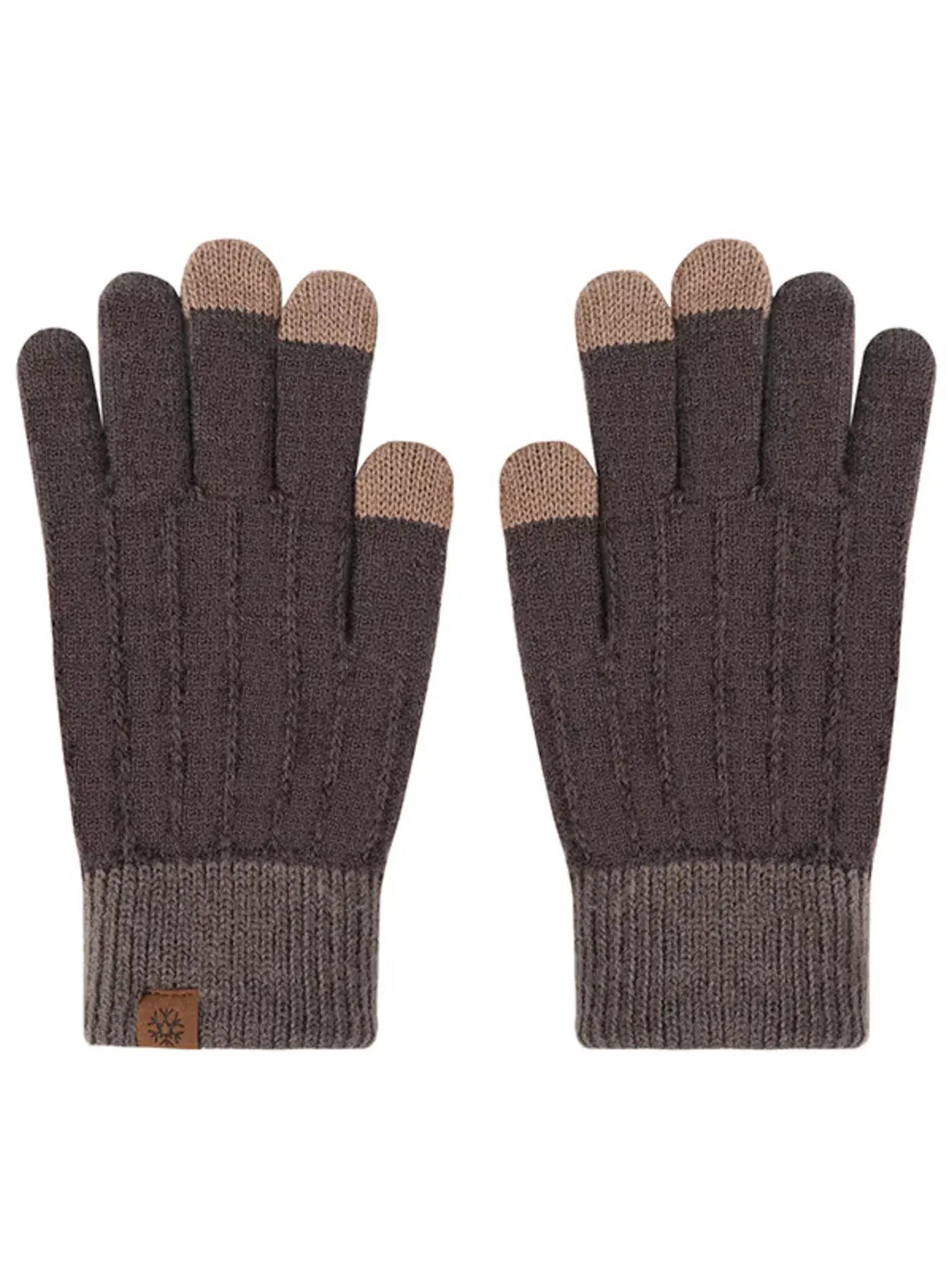 Warm Knitted Touchscreen Gloves - Trendsi - Flyclothing LLC