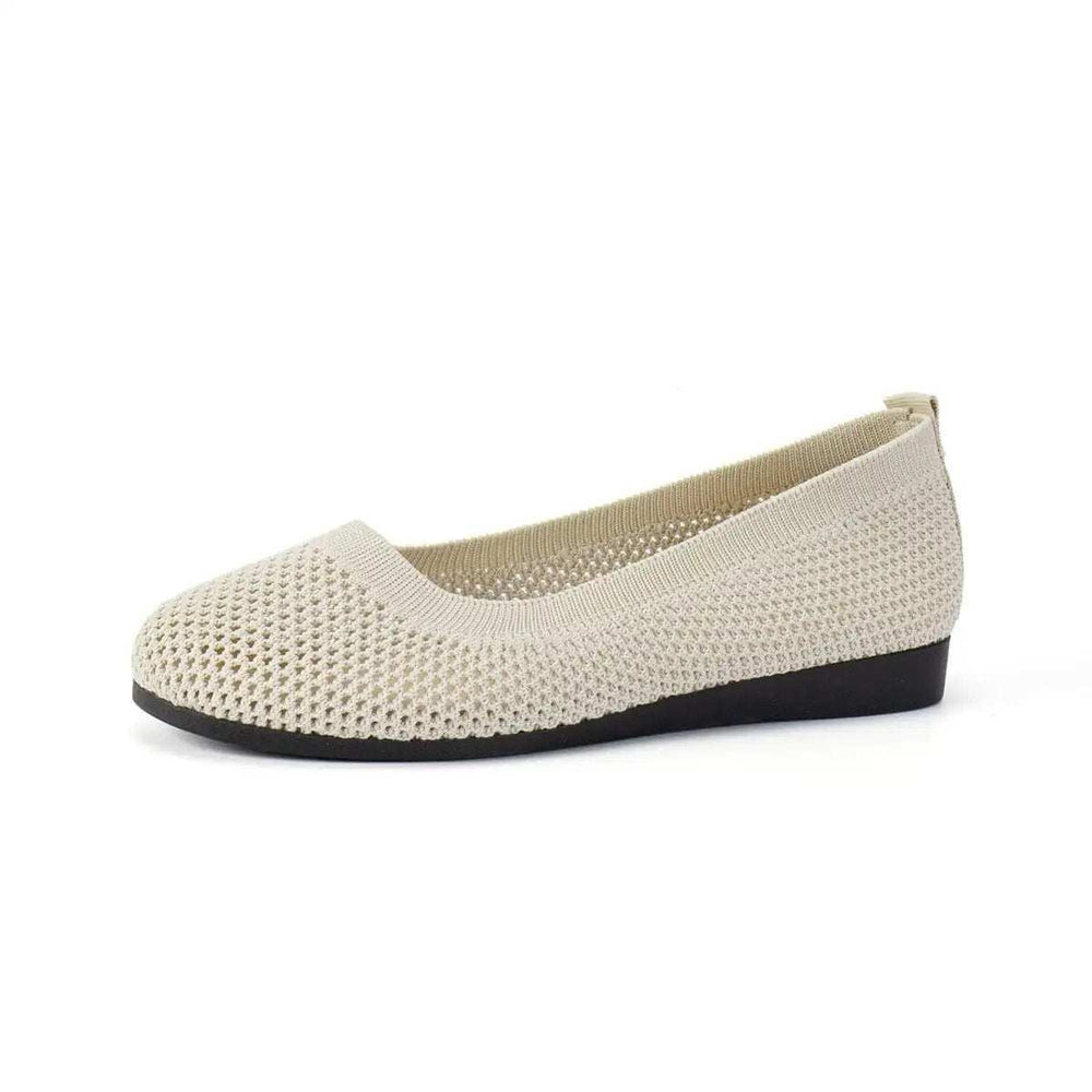 Solid Color Mesh Flat Slip-Ons - Trendsi - Flyclothing LLC