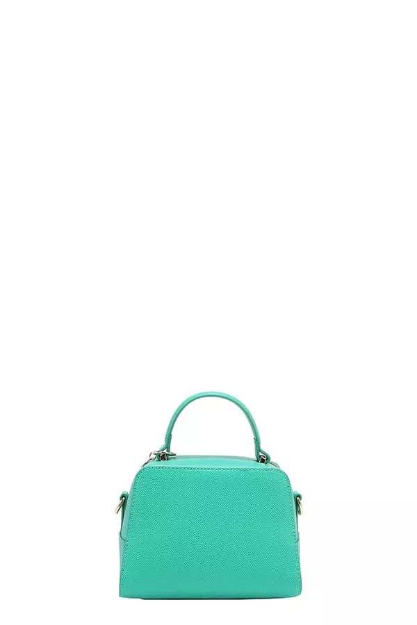 Nicole Lee USA Vegan Geometric Pattern Structured Handbag - Trendsi - Flyclothing LLC