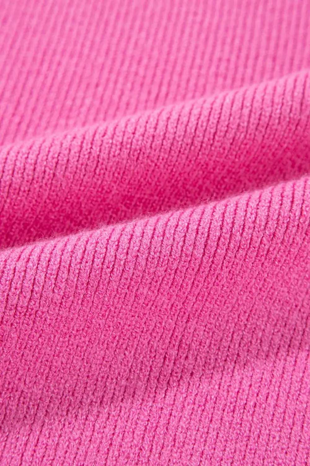 Contrast Half Sleeve Knit Top - Trendsi - Flyclothing LLC