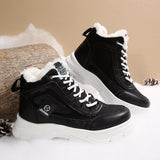 Plush Lined Ankle Boots - Trendsi - Flyclothing LLC