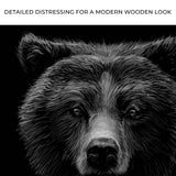 Animals Forest Bear Monochrome Canvas Wall Art - Tailored Canvases - Flyclothing LLC