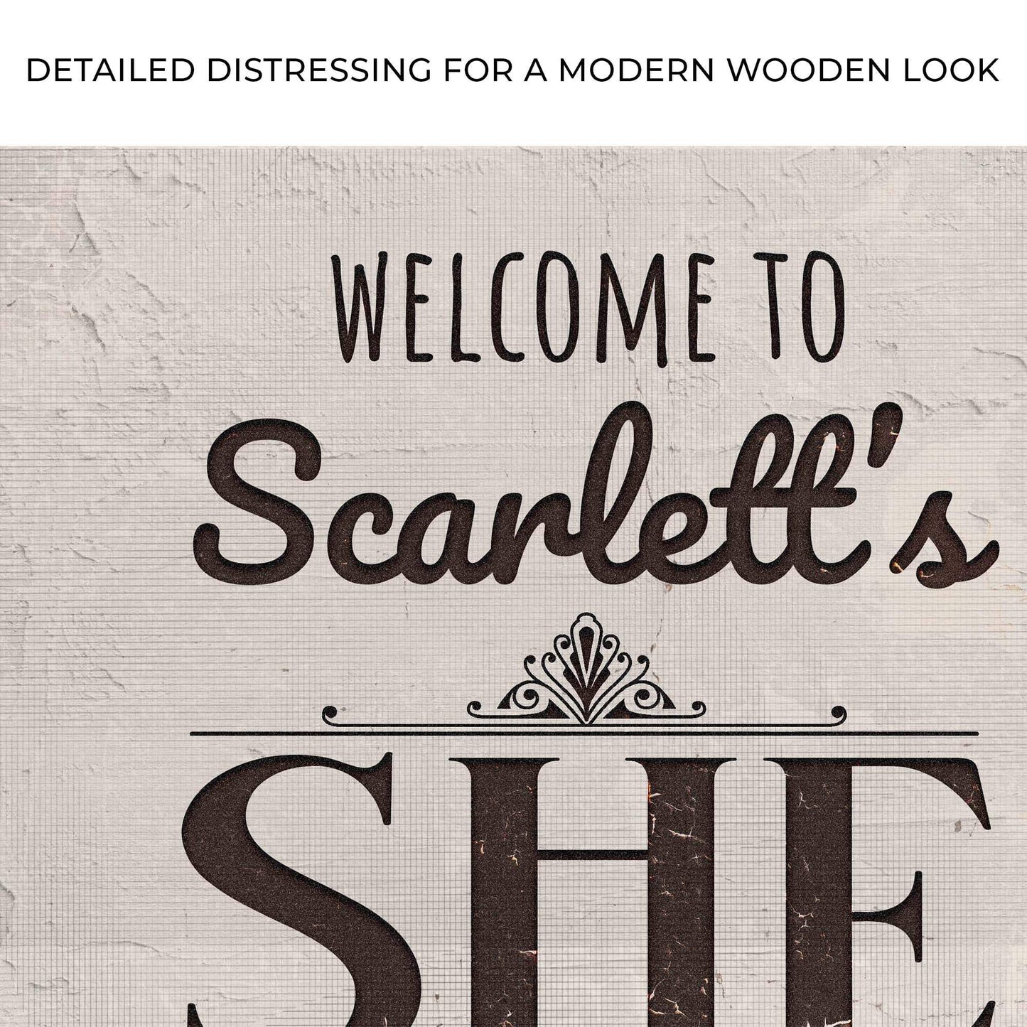 She Shed Sign - Tailored Canvases - Flyclothing LLC