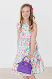 Purple Girl's Crossbody Purse