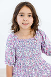 Lovely Lavender Smocked Ruffle Dress - Mila & Rose ® - Flyclothing LLC