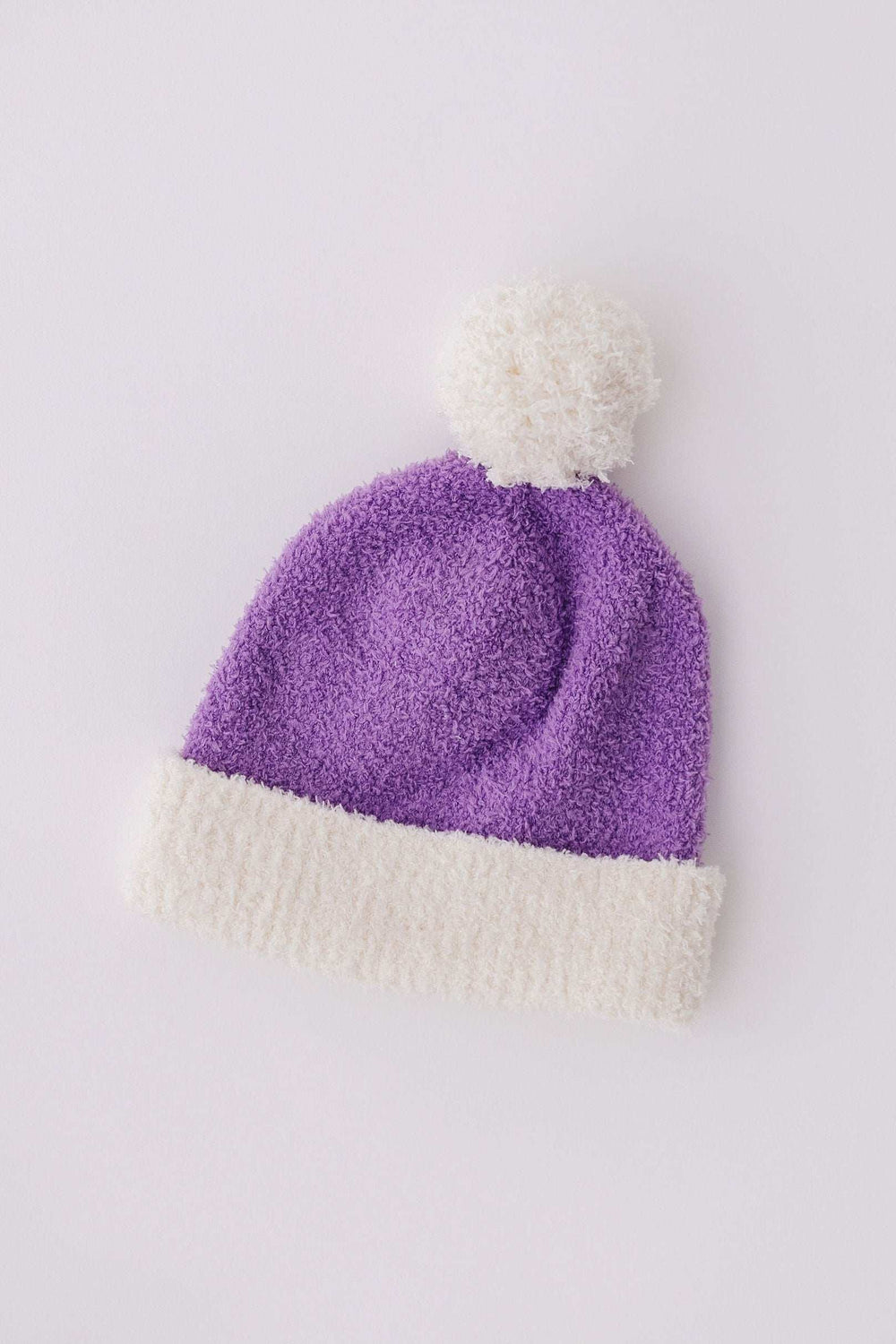 SALE Lilac/Coconut Cozy Pom Beanie - Mila & Rose ® - Flyclothing LLC