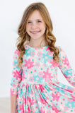 Petal Perfection 3/4 Sleeve Pocket Twirl Dress - Mila & Rose ®