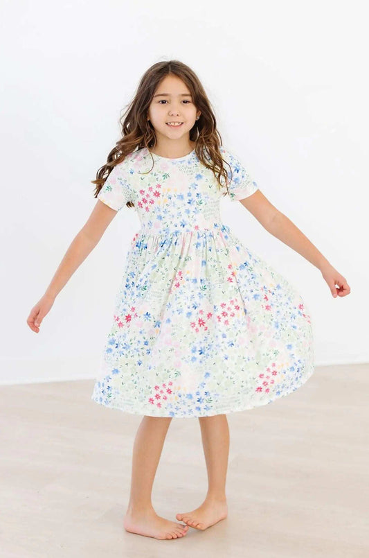 Sunshine Meadows S/S Pocket Twirl Dress - Mila & Rose ® - Flyclothing LLC
