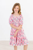 Strawberry Shortcake Smocked Ruffle Dress