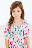SALE Dots & Daisies Smocked Ruffle Dress - Mila & Rose ® - Flyclothing LLC
