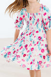 SALE Dots & Daisies Smocked Ruffle Dress - Mila & Rose ® - Flyclothing LLC