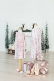 Pink Plaid 3/4 Sleeve Pocket Twirl Dress - Mila & Rose ® - Flyclothing LLC