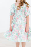 Minty Meadow Smocked Ruffle Dress - Mila & Rose ®