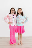 Neon Pink Scrunchy Bells - Mila & Rose ®