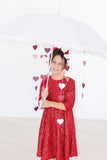 SALE Red Sequin Dress