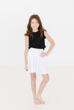 Black S/S Ruffle Tee - Mila & Rose ®