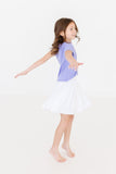 Periwinkle Ruffle Pocket Tee - Mila & Rose ®