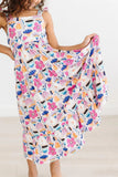 Tulip Blooms Ruffle Maxi Dress - Mila & Rose ®