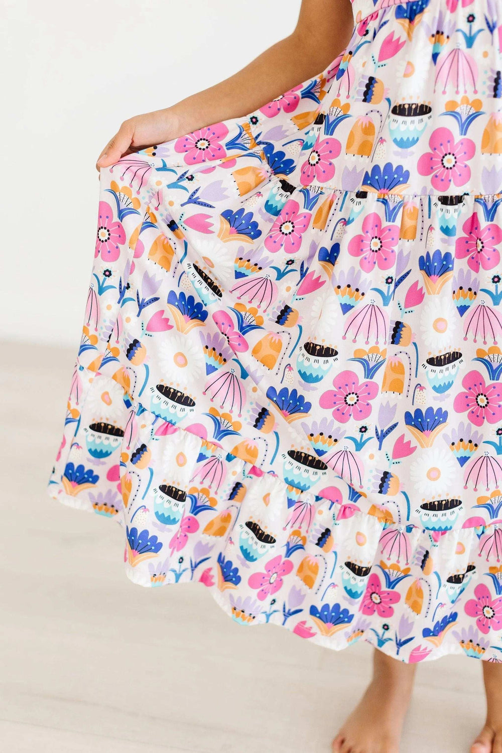 Tulip Blooms Ruffle Maxi Dress - Mila & Rose ® - Flyclothing LLC