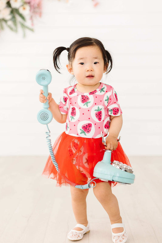 SALE Strawberry Fields Tutu Bodysuit - Mila & Rose ® - Flyclothing LLC