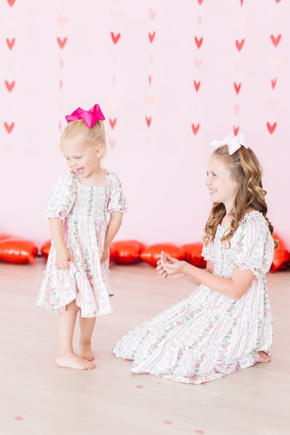 Rosebud Bows Smocked Ruffle Dress - Mila & Rose ®