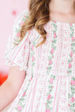 Rosebud Bows Smocked Ruffle Dress - Mila & Rose ®