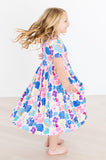 Dahlia Dreams S/S Pocket Twirl Dress - Mila & Rose ®