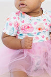 SALE Rosettes Tutu Bodysuit