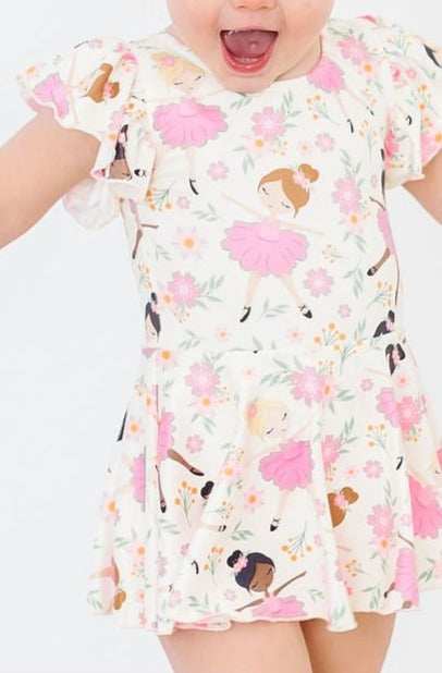 Tiny Dancer S/S Twirl Leotard - Mila & Rose ® - Flyclothing LLC