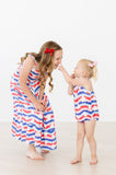 July Vibes Ruffle Cross Back Romper - Mila & Rose ®