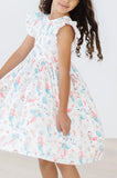 Mermaid Friends Flutter Sleeve Twirl Dress - Mila & Rose ®