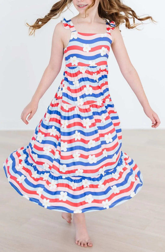 July Vibes Ruffle Maxi Dress - Mila & Rose ® - Flyclothing LLC
