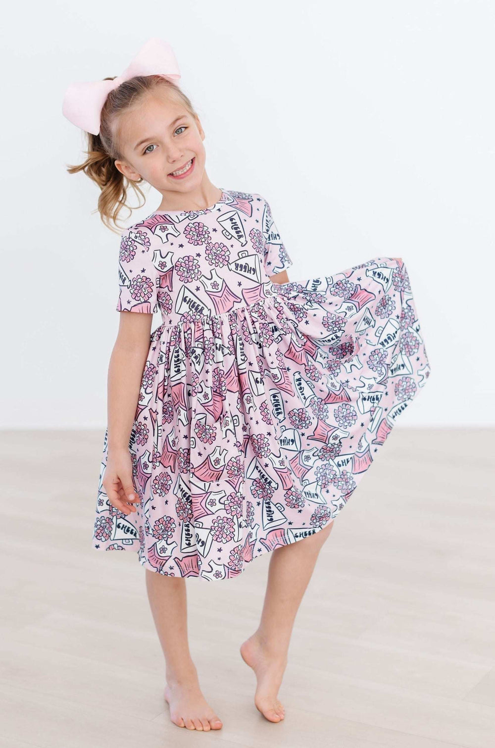 SALE Cheer S/S Pocket Twirl Dress - Mila & Rose ® - Flyclothing LLC