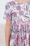 SALE Cheer S/S Pocket Twirl Dress - Mila & Rose ®