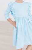 SALE Bluebird 3/4 Ruffle Twirl Dress - Mila & Rose ®