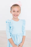 SALE Bluebird 3/4 Ruffle Twirl Dress - Mila & Rose ®