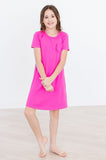 Hot Pink T-Shirt Dress - Mila & Rose ®