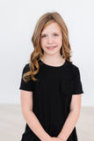 Black T-Shirt Dress - Mila & Rose ®