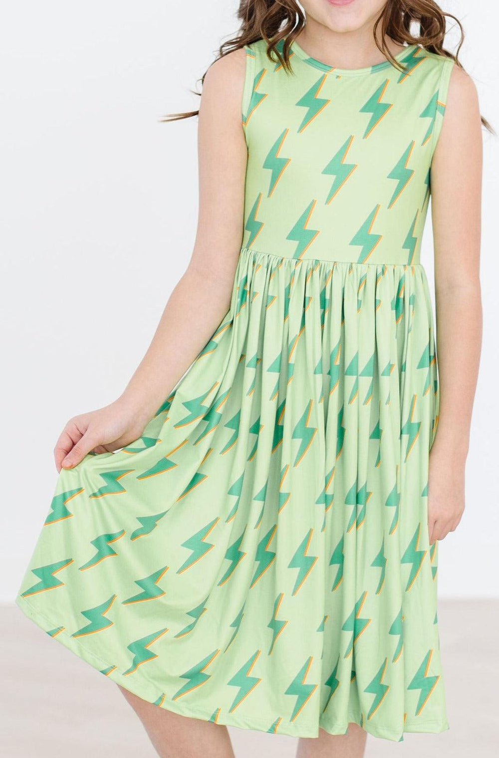 SALE Neon Lightning Tank Twirl Dress - Mila & Rose ®