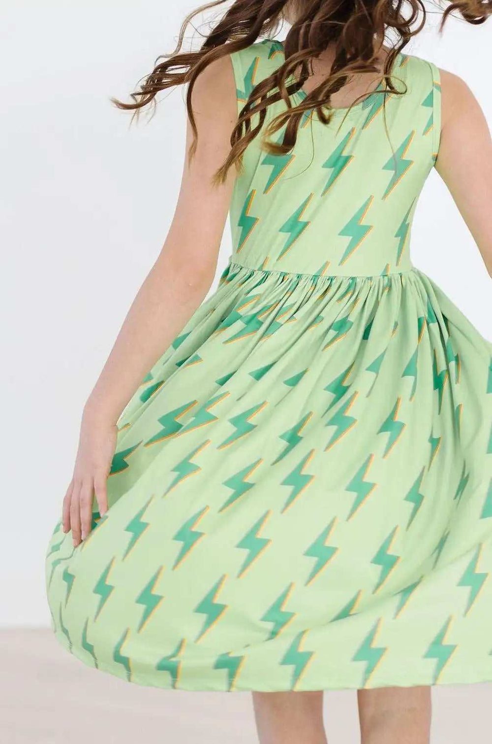 SALE Neon Lightning Tank Twirl Dress - Mila & Rose ® - Flyclothing LLC