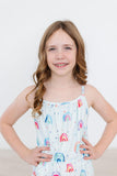 Rainbow Grooves Strappy Play Romper - Mila & Rose ®