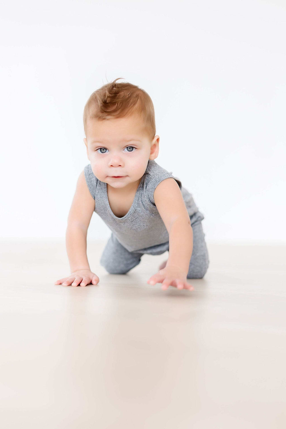 Heather Gray Tank One-Piece Jogger - Mila & Rose ® - Flyclothing LLC